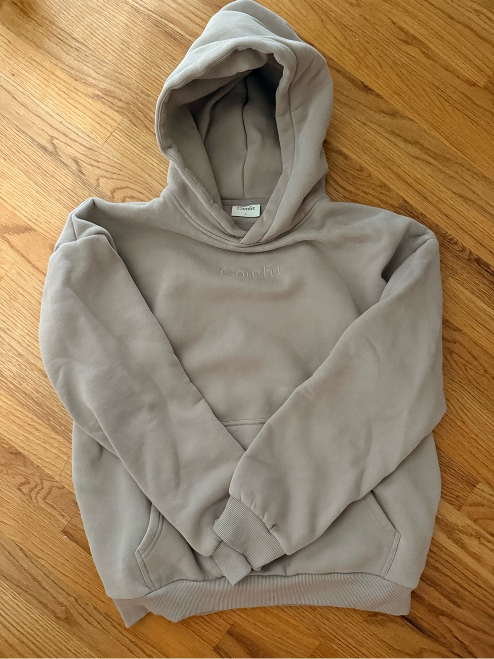 Comfrt Signature Fit Hoodie - (size large/color bark)